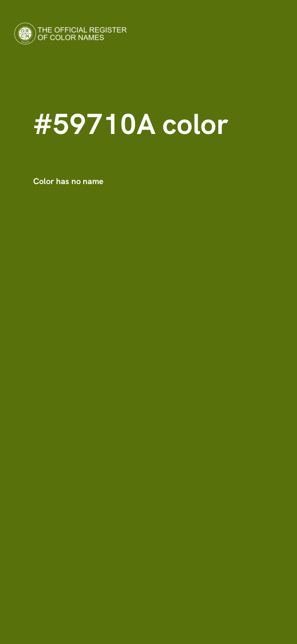 #59710A color image