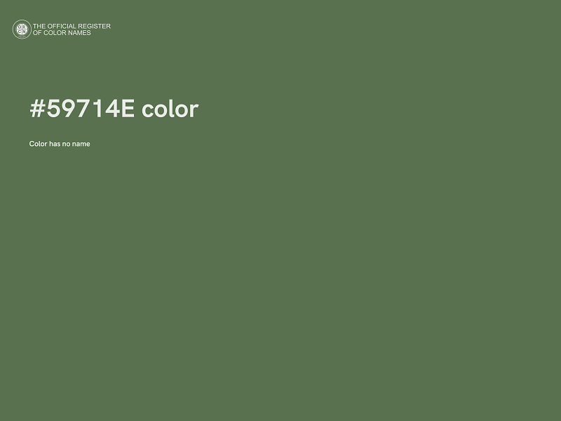 #59714E color image