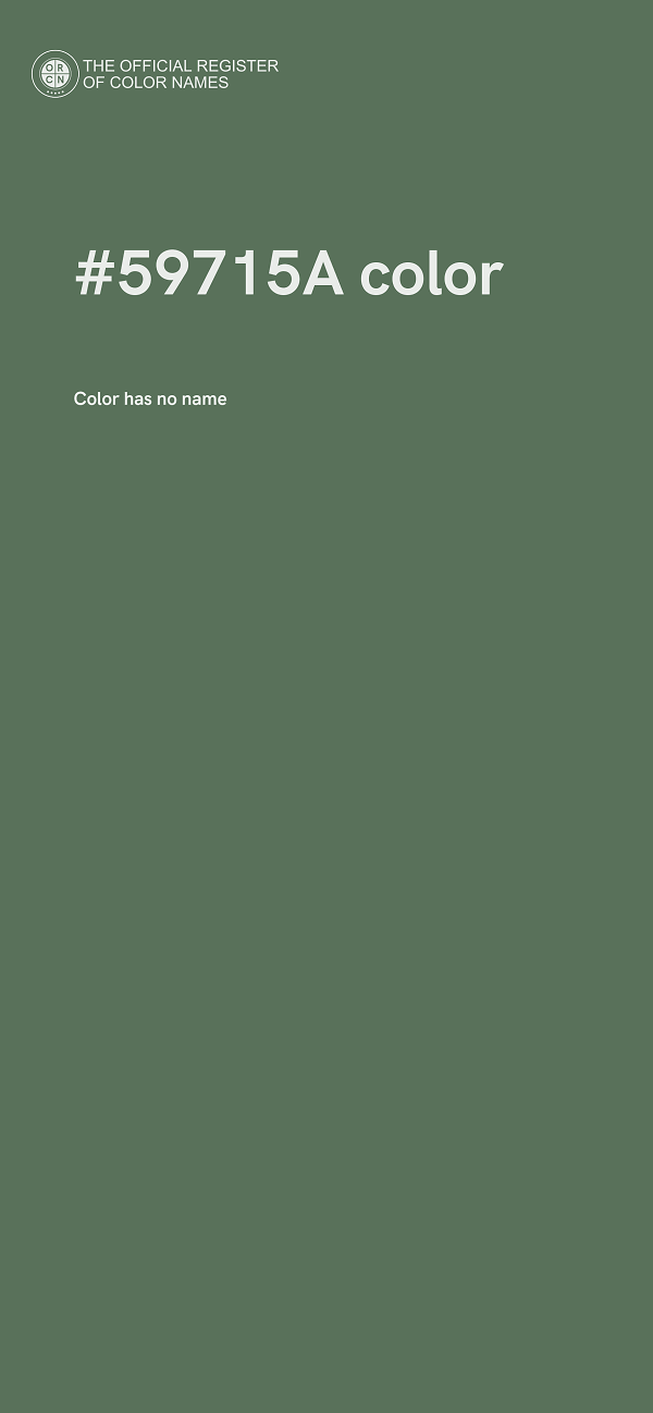 #59715A color image