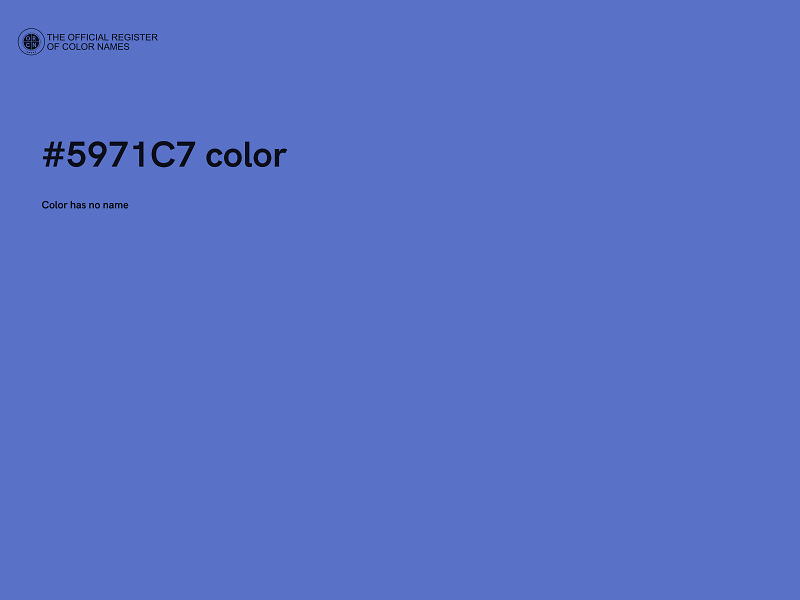 #5971C7 color image