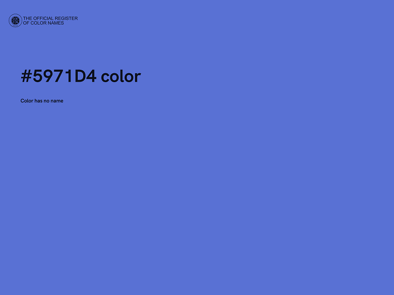 #5971D4 color image