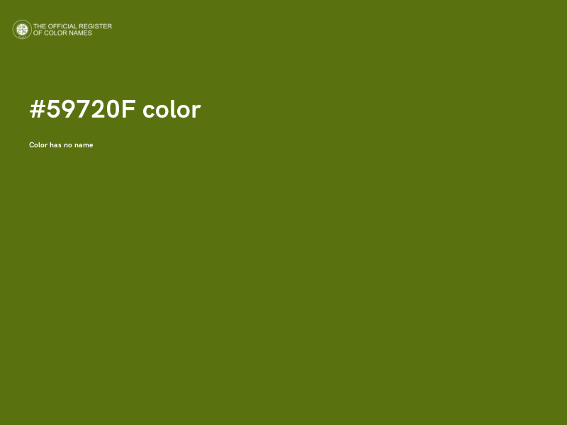 #59720F color image