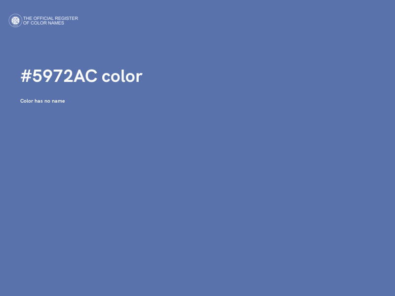 #5972AC color image