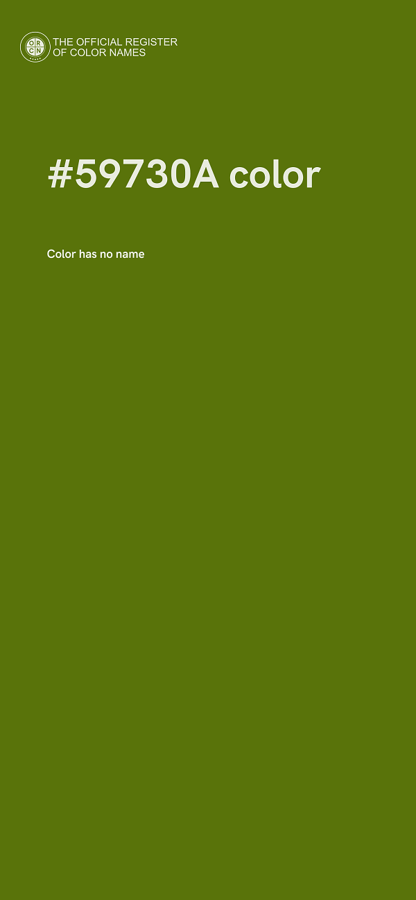 #59730A color image