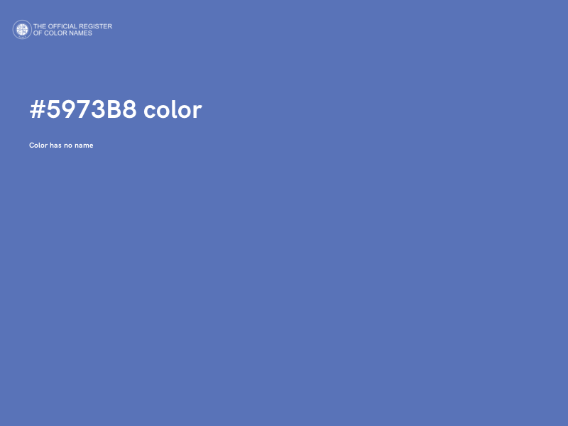 #5973B8 color image