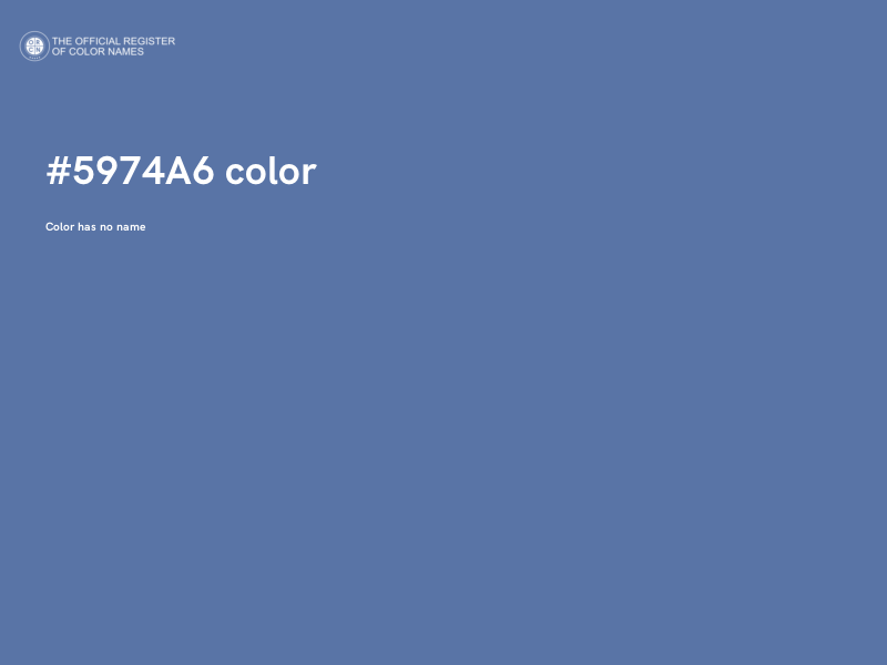 #5974A6 color image