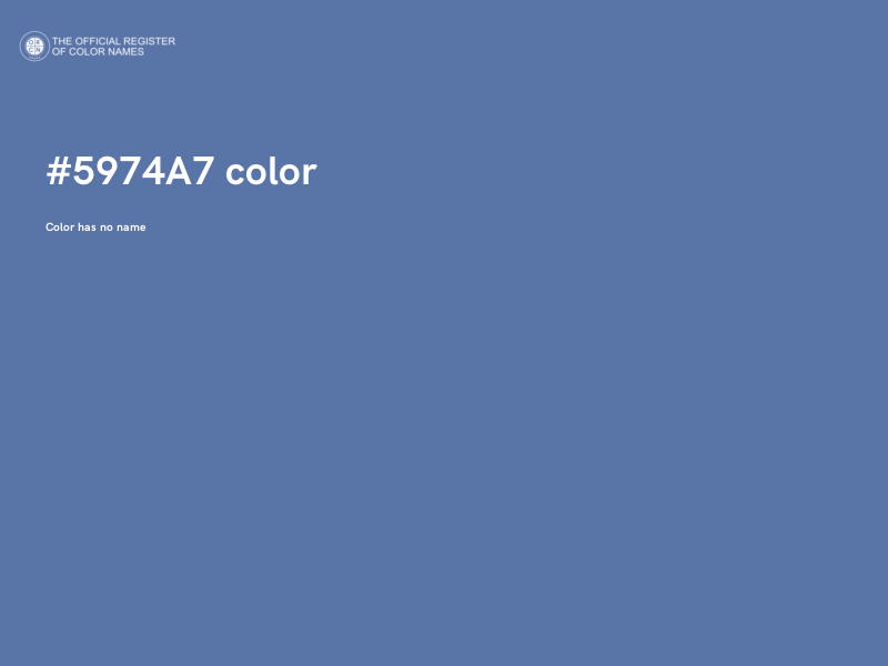 #5974A7 color image