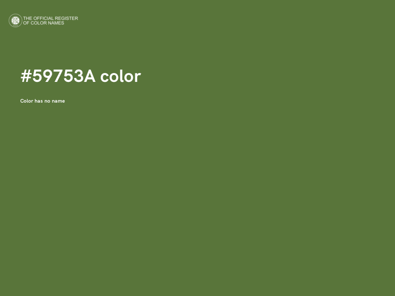 #59753A color image