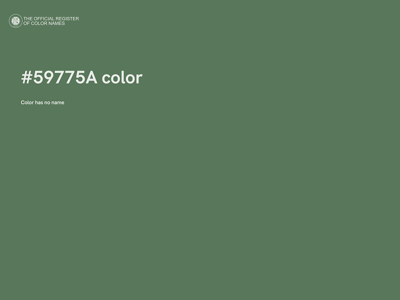 #59775A color image