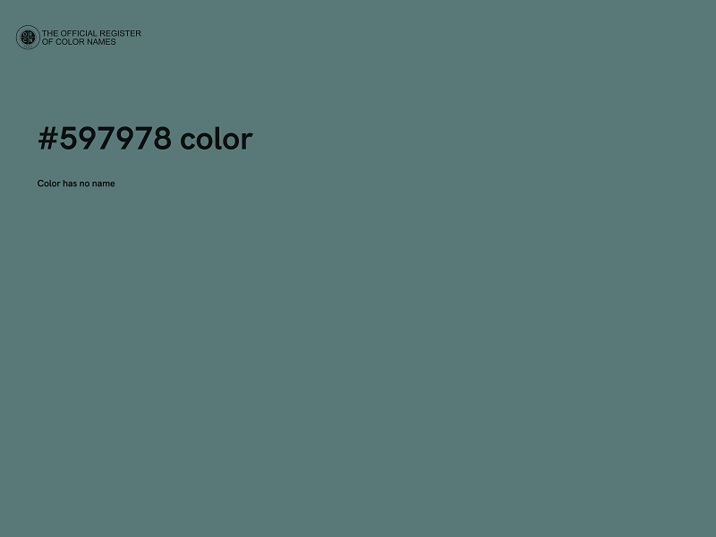 #597978 color image