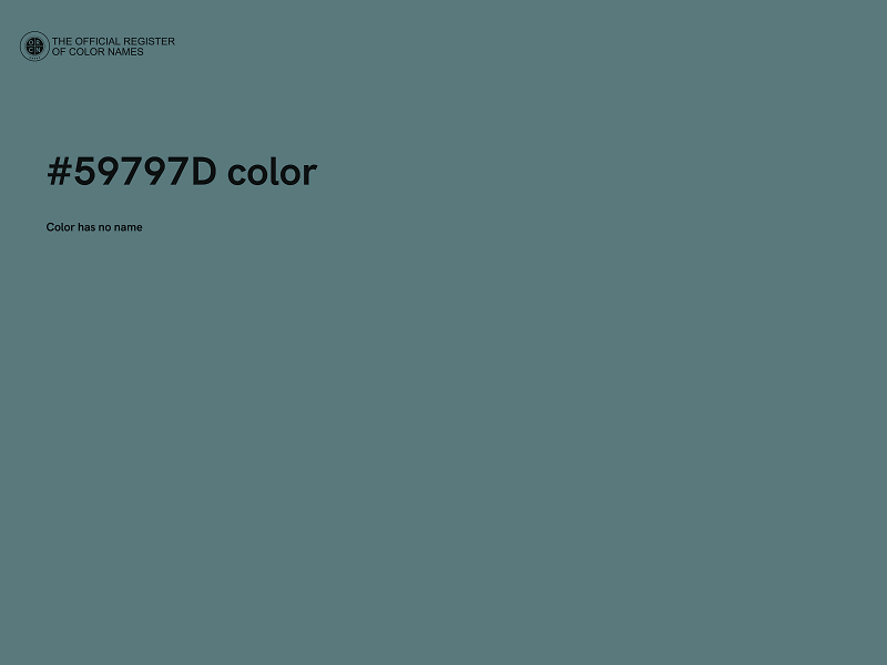 #59797D color image