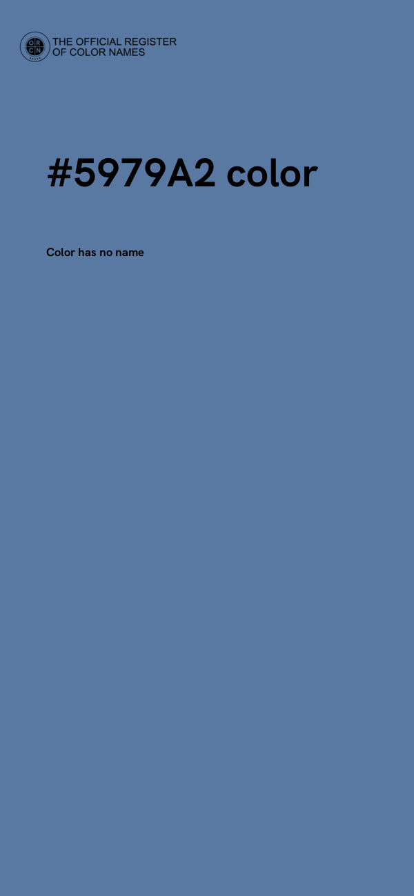 #5979A2 color image