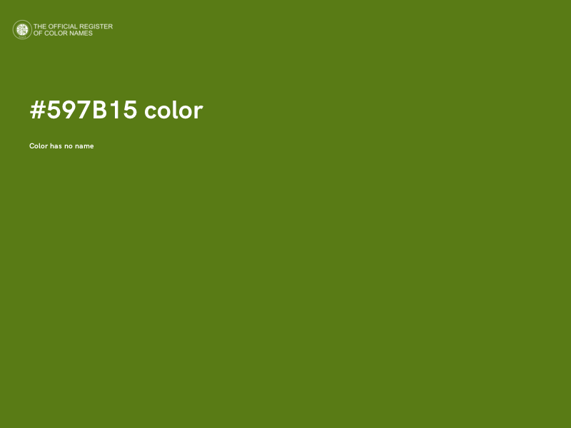 #597B15 color image