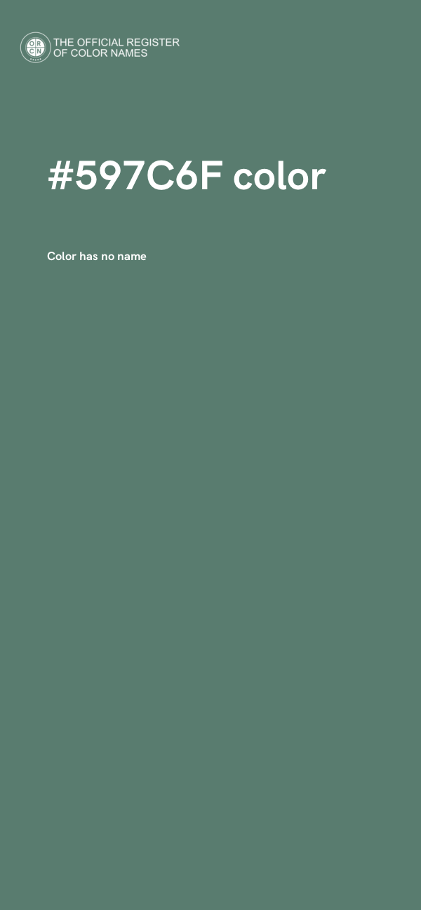 #597C6F color image