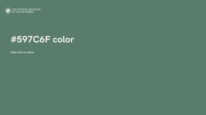 #597C6F color image