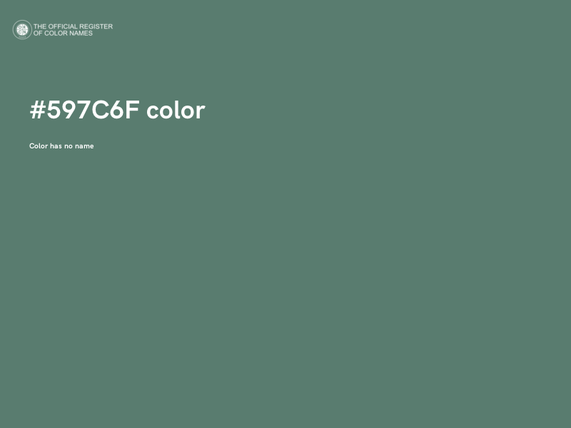 #597C6F color image