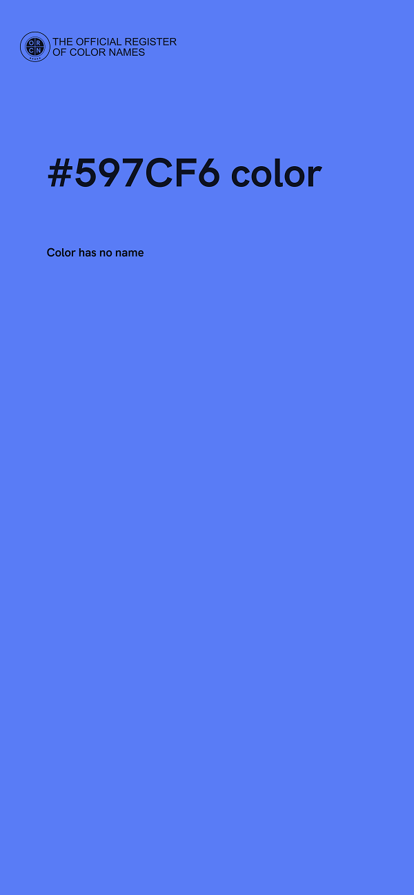 #597CF6 color image