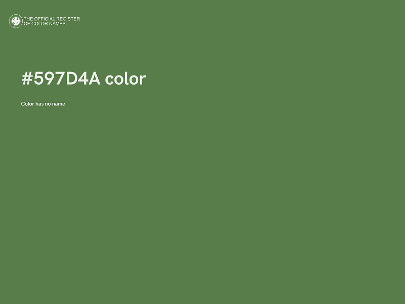 #597D4A color image