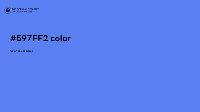 #597FF2 color image