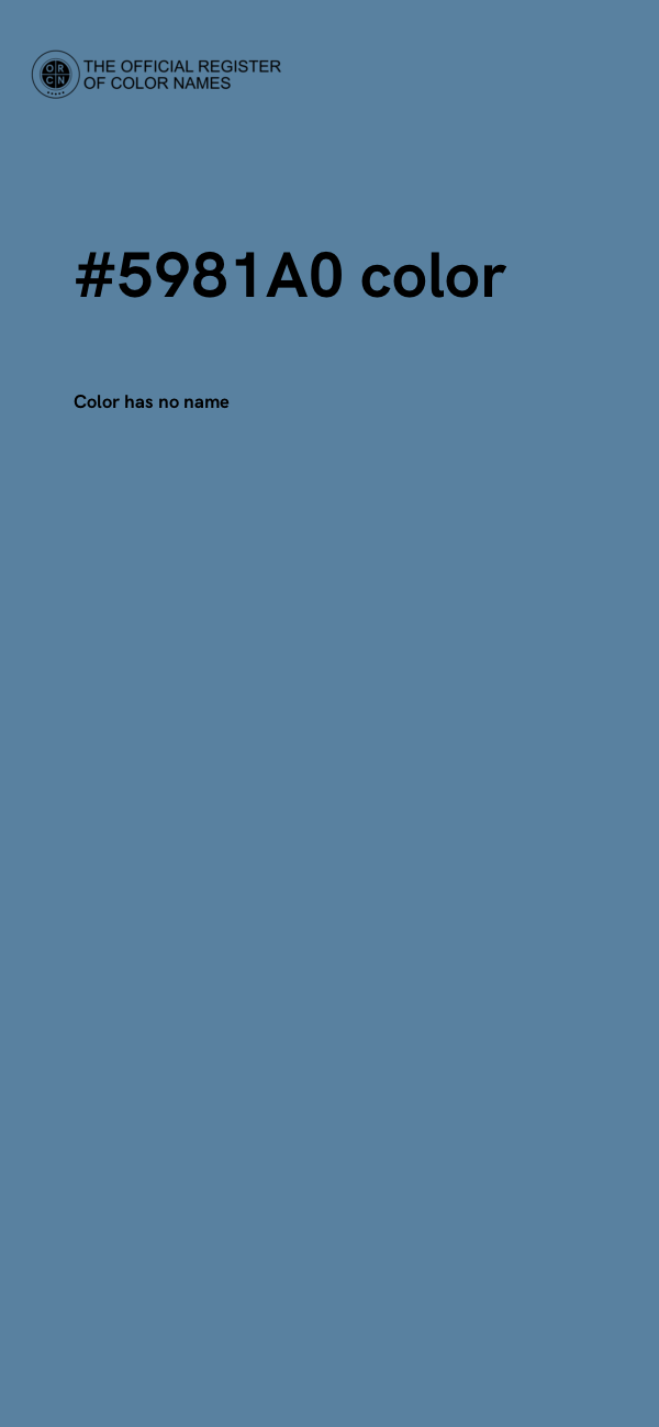#5981A0 color image