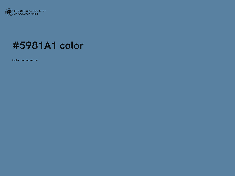 #5981A1 color image