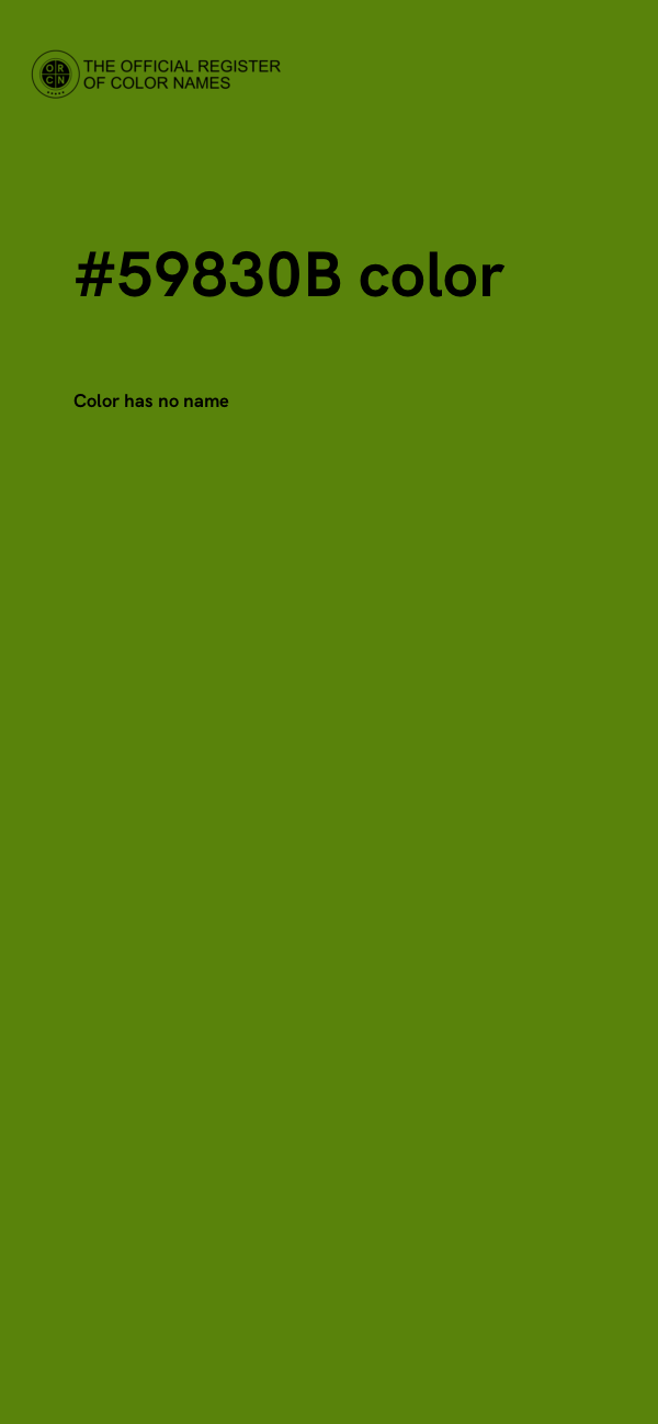 #59830B color image