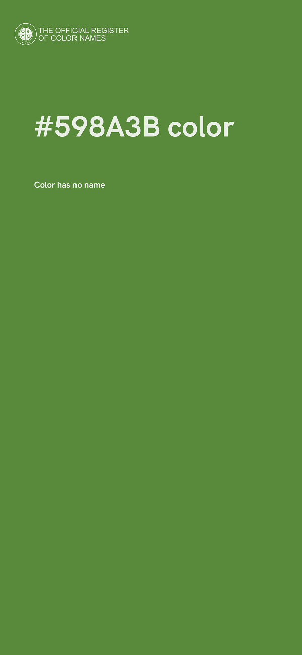 #598A3B color image