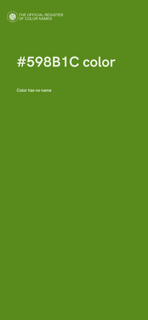 #598B1C color image