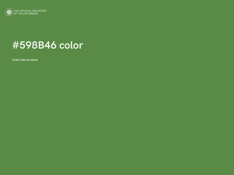 #598B46 color image