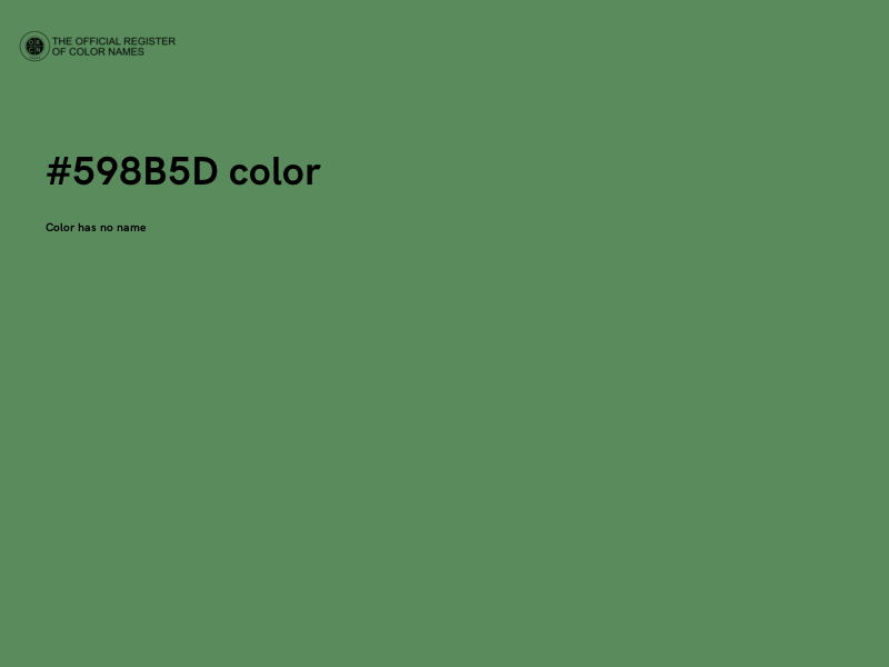 #598B5D color image