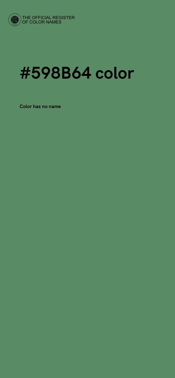 #598B64 color image