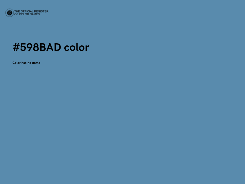 #598BAD color image
