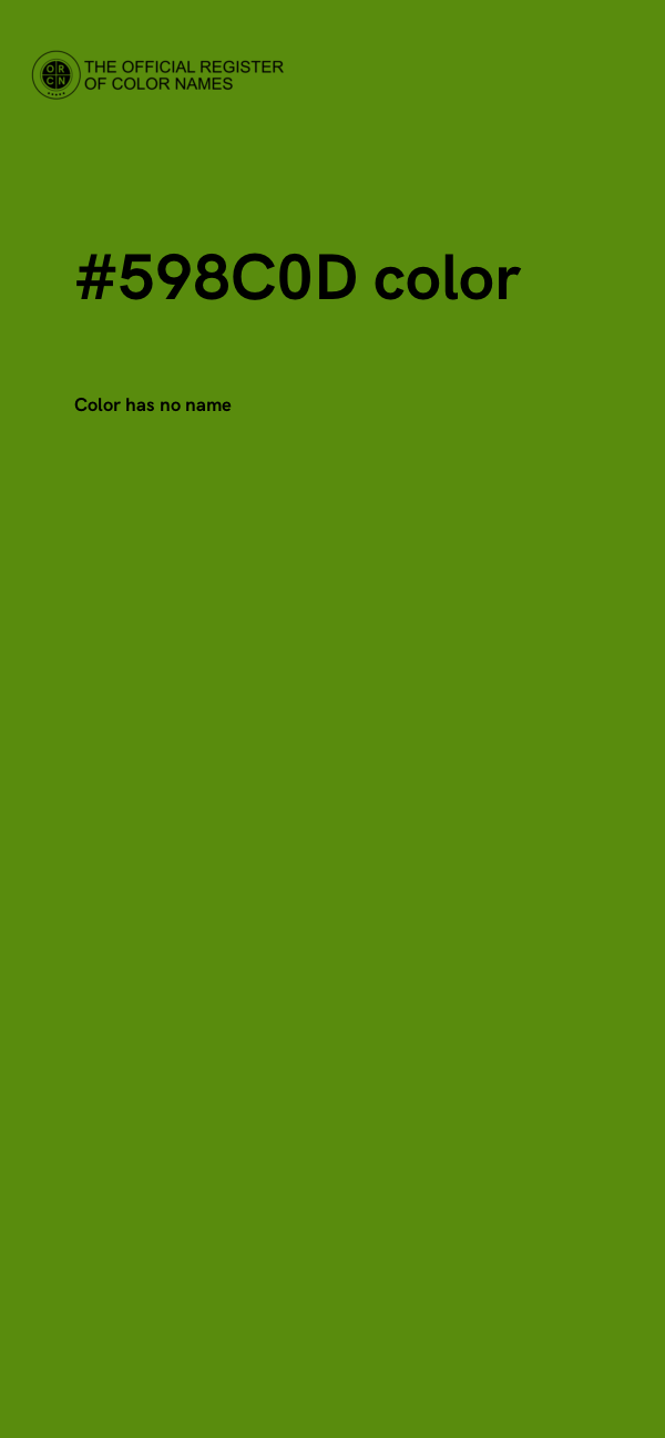 #598C0D color image