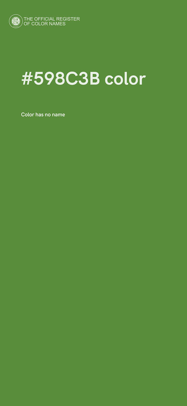 #598C3B color image