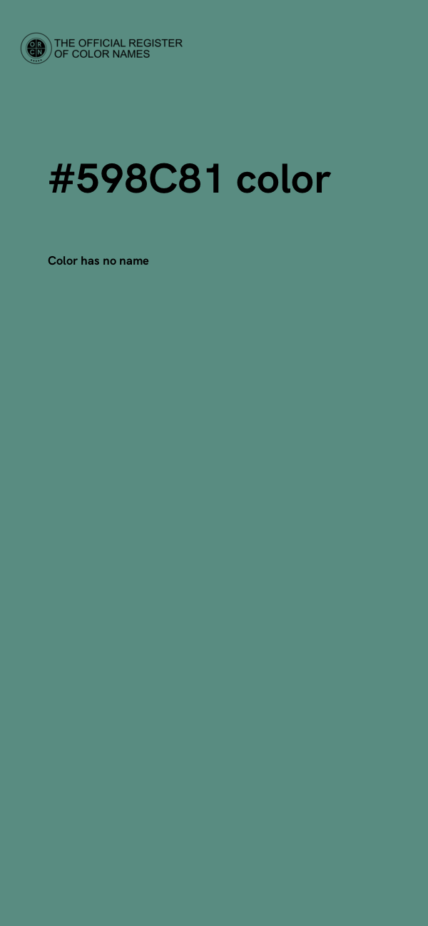 #598C81 color image
