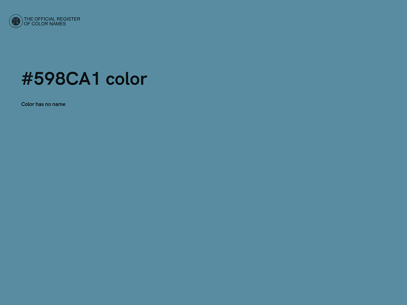 #598CA1 color image