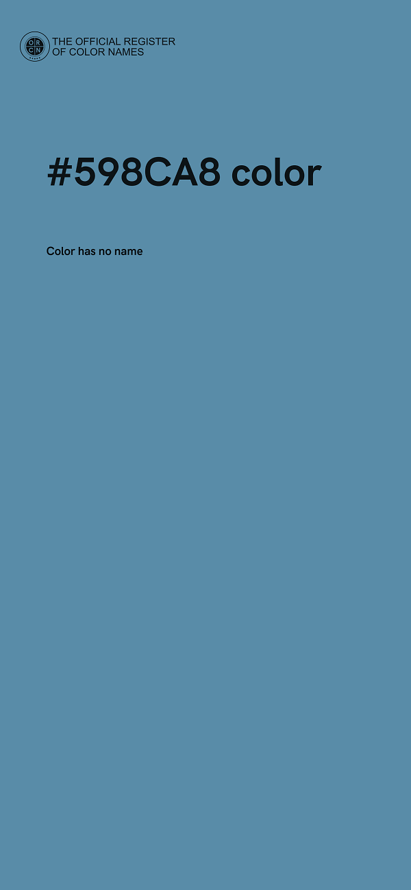 #598CA8 color image