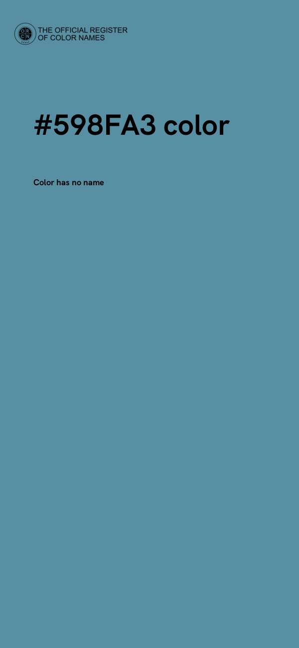 #598FA3 color image