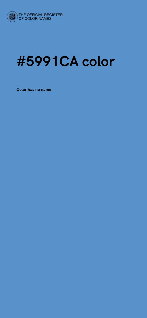 #5991CA color image