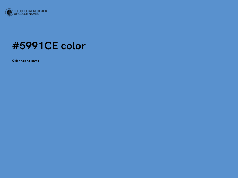#5991CE color image
