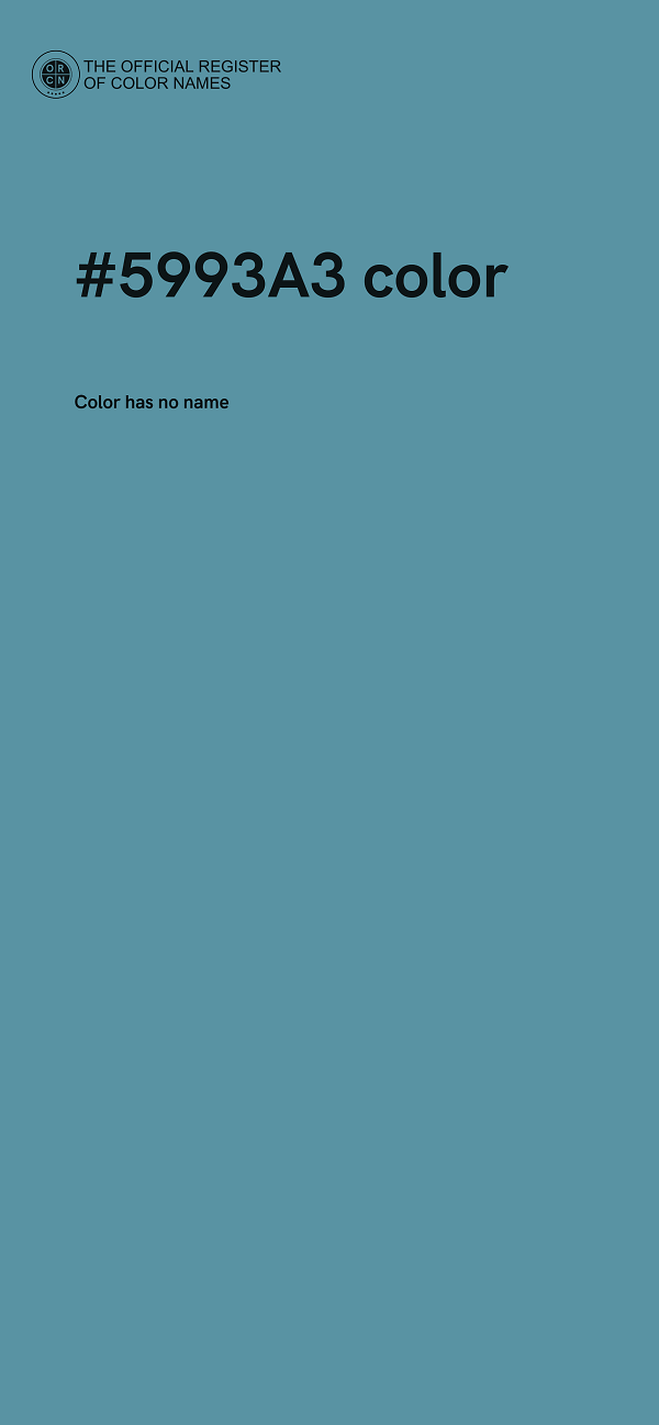#5993A3 color image