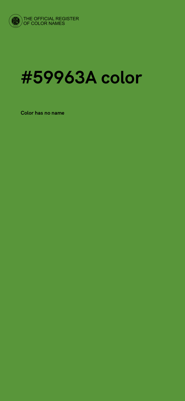 #59963A color image