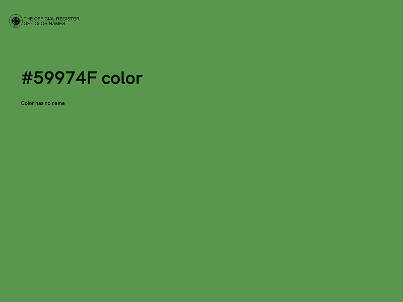 #59974F color image