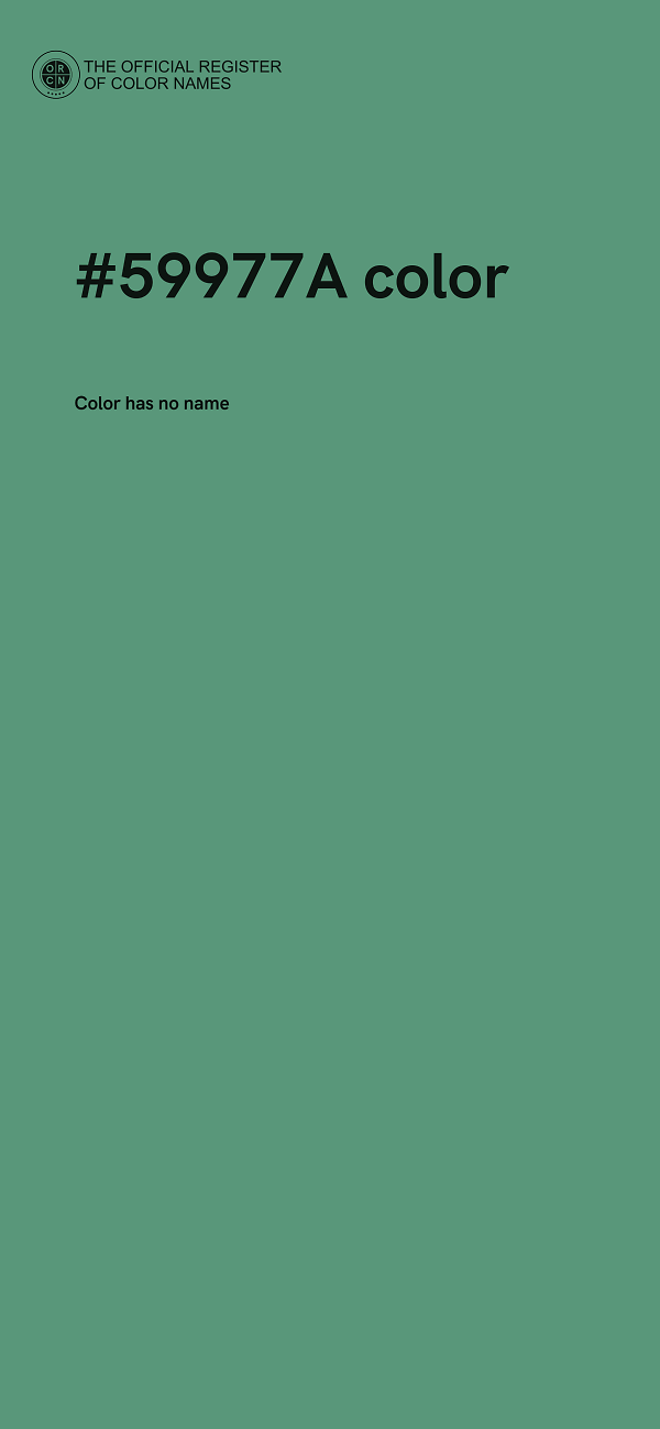 #59977A color image