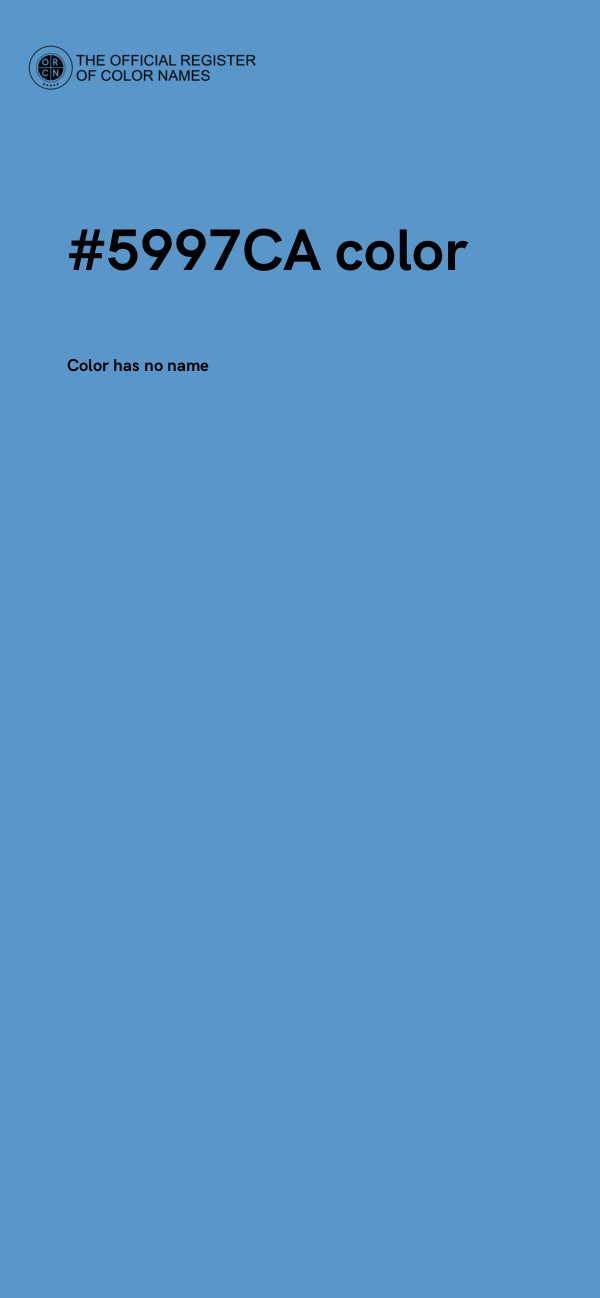 #5997CA color image