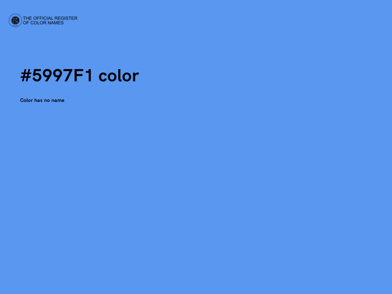#5997F1 color image