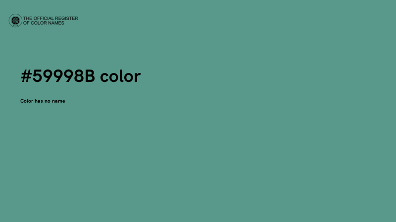 #59998B color image