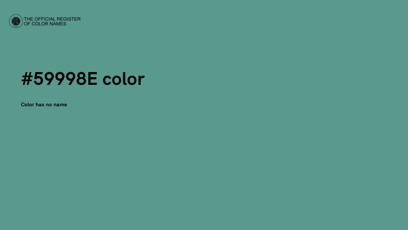 #59998E color image