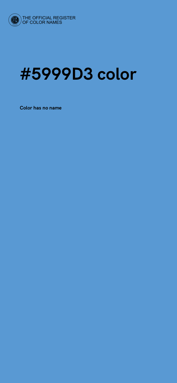 #5999D3 color image