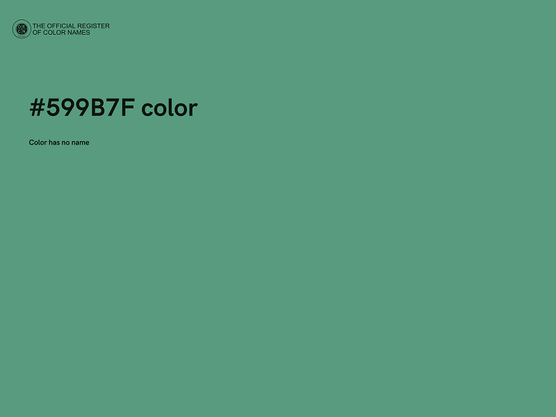 #599B7F color image